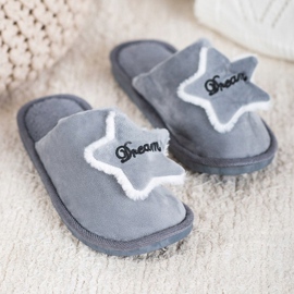 Bona Cómodas pantuflas de ensueño gris 3