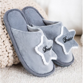 Bona Cómodas pantuflas de ensueño gris 4