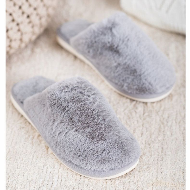 Bona Zapatillas de piel gris 1