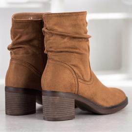 Super Mode Botas casuales cómodas marrón 3