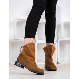 Weide Botas con parte superior ancha marrón amarillo 1 Weide Botas con parte superior ancha marrón amarillo 1