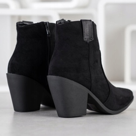 Small Swan Botas de moda en Spitz negro 1 Small Swan Botas de moda en Spitz negro 1