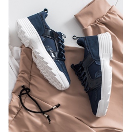 Kylie Zapatillas azul marino claro 3