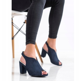 Goodin Sandalias construidas azul marino 4