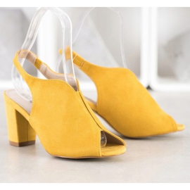 Goodin Sandalias construidas amarillo 2