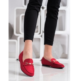 Goodin Mocasines elegantes rojo 4