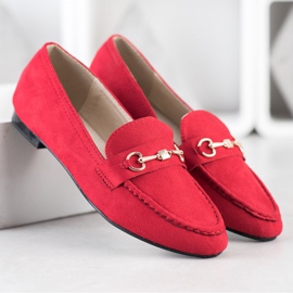 Goodin Mocasines elegantes rojo 2