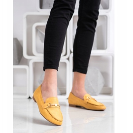 Goodin Mocasines elegantes amarillo 3