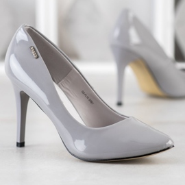 Goodin Bombas lacadas gris 3