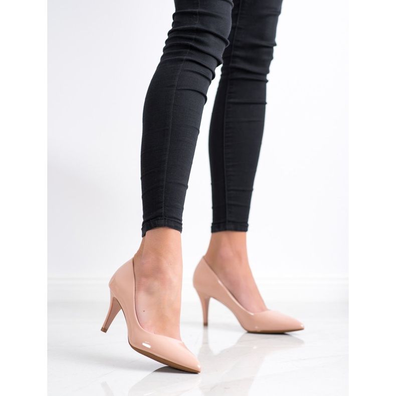 Goodin Salón clásico lacado beige rosa 1