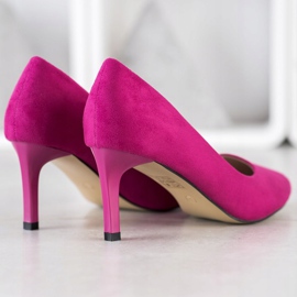 Goodin Tacones fucsia rosado 3