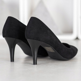 Goodin Bombas de gamuza negro 3