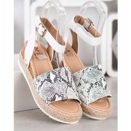 Kylie Sandalias Cuña Estampado Serpiente multicolor 3