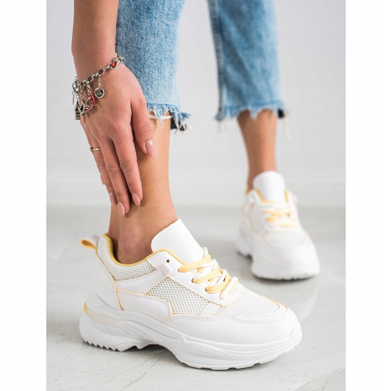 SHELOVET Zapatillas clásicas blancas blanco 2