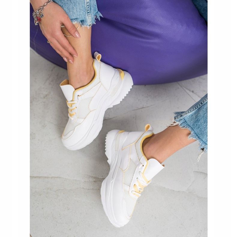 SHELOVET Zapatillas clásicas blancas blanco 1