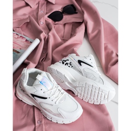 SHELOVET Zapatillas cómodas de moda blanco 6