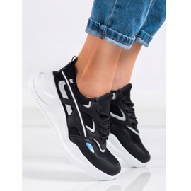 SHELOVET Zapatillas Casual Negras negro 3