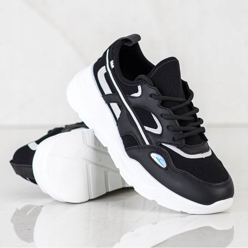 SHELOVET Zapatillas Casual Negras negro 1