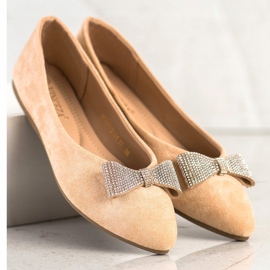 Bailarinas Con Lazo VINCEZA Decorativo beige 2