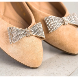 Bailarinas Con Lazo VINCEZA Decorativo beige 3