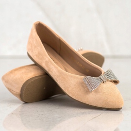 Bailarinas Con Lazo VINCEZA Decorativo beige 4