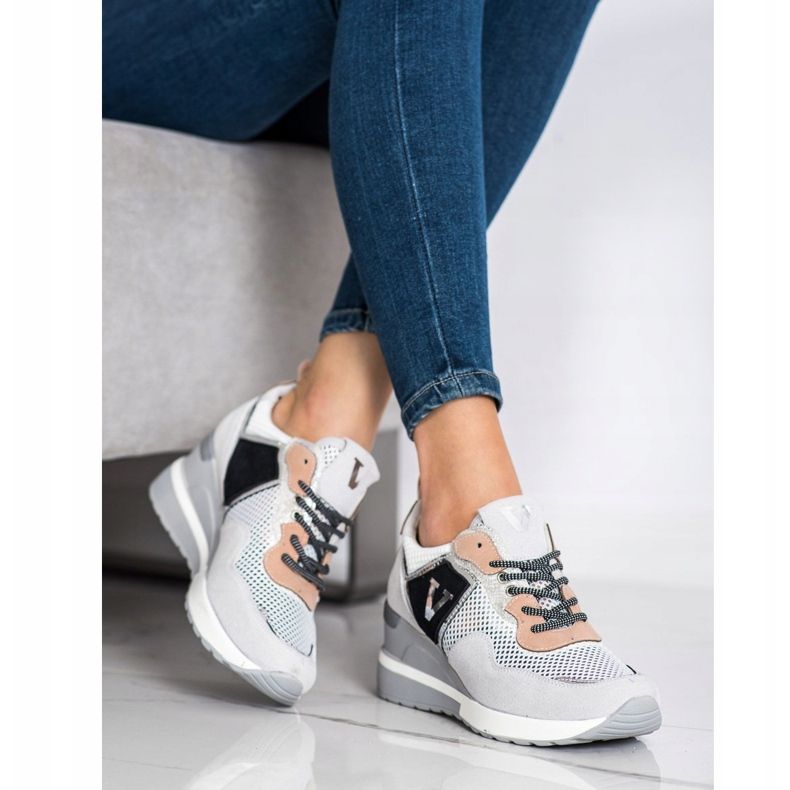 Zapatillas VINCEZA de colores blanco gris multicolor 1