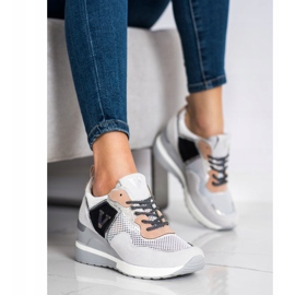 Zapatillas VINCEZA de colores blanco gris multicolor 4