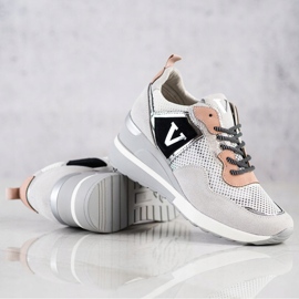 Zapatillas VINCEZA de colores blanco gris multicolor 2