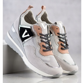 Zapatillas VINCEZA de colores blanco gris multicolor 3