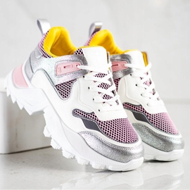 SHELOVET Zapatillas de moda multicolor 3