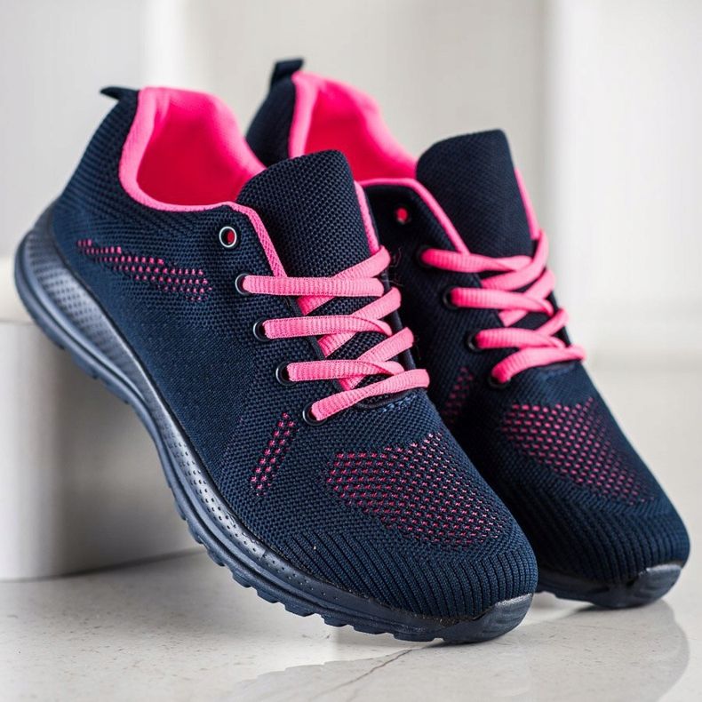 Bona Zapatos deportivos bajos azul marino azul 2