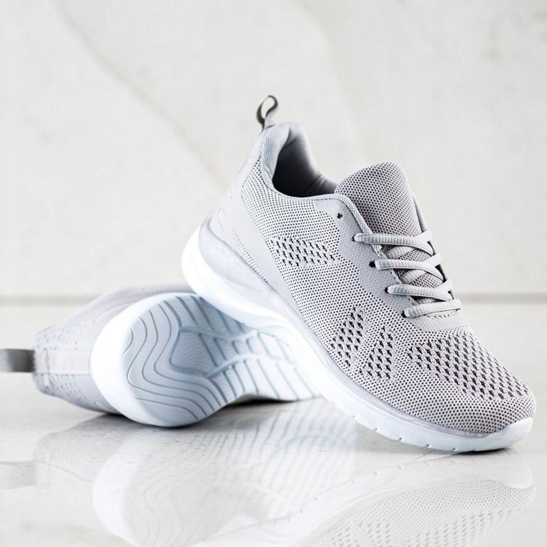 Bona Zapatillas gris claro 2