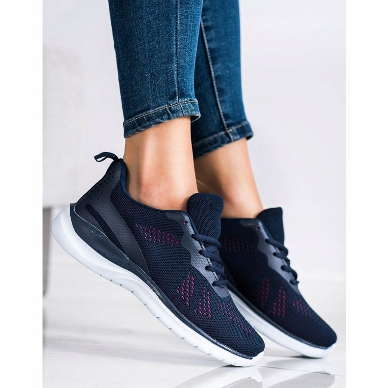 Bona Zapatillas azul marino claro 1