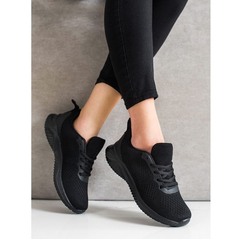SHELOVET Zapatos deportivos de primavera negro 1