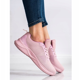 SHELOVET Zapatos deportivos de primavera rosa 1