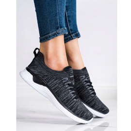 SHELOVET Calzado deportivo con cordones negro 4