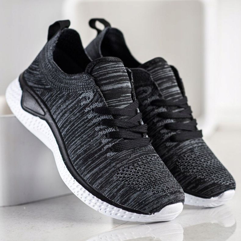 SHELOVET Calzado deportivo con cordones negro 2