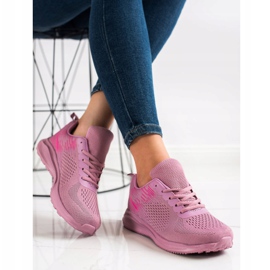 Bona Zapatos deportivos ligeros rosado 2