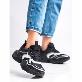 SHELOVET Zapatillas deportivas ligeras negro 4