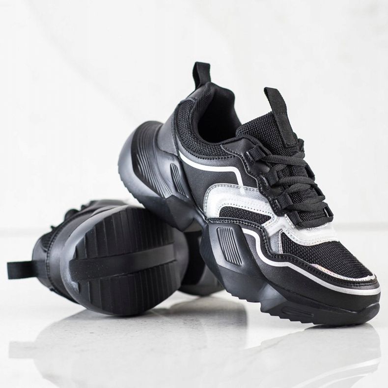 SHELOVET Zapatillas deportivas ligeras negro 1