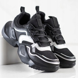 SHELOVET Zapatillas deportivas ligeras negro 2