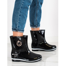Bona Chanclos con adorno dorado negro 3