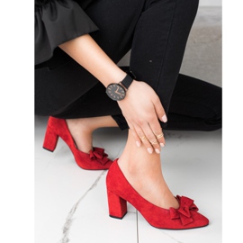 Salones rojos con lazo de Vinceza 3
