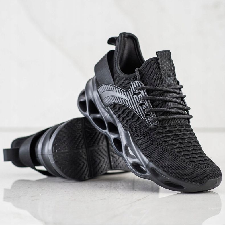 SHELOVET Zapatillas Negras De Moda negro 1