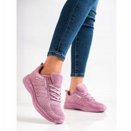 Bona Zapatos deportivos para correr Speed rosado 1 Bona Zapatos deportivos para correr Speed rosado 1