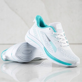 Bona Zapatillas caladas para Vison blanco verde 1