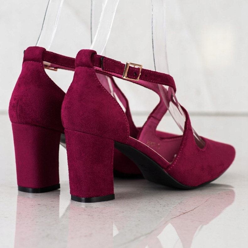 Zapatos de salón elegantes Sergio Leone rojo multicolor 1