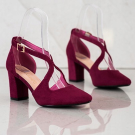 Zapatos de salón elegantes Sergio Leone rojo multicolor 4