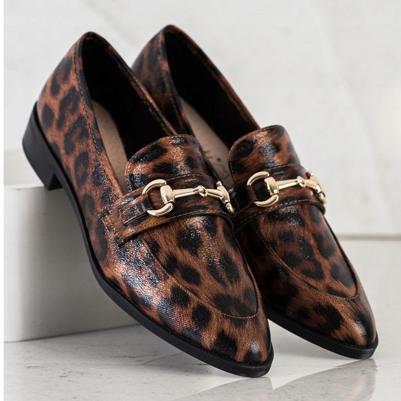 S. BARSKI Mocasines elegantes en Spitz marrón 1