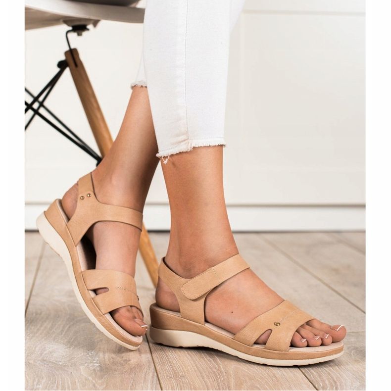 Sandalias cómodas VINCEZA marrón 1